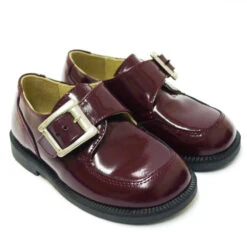 Zapato Vestir Niño Hebilla Piel