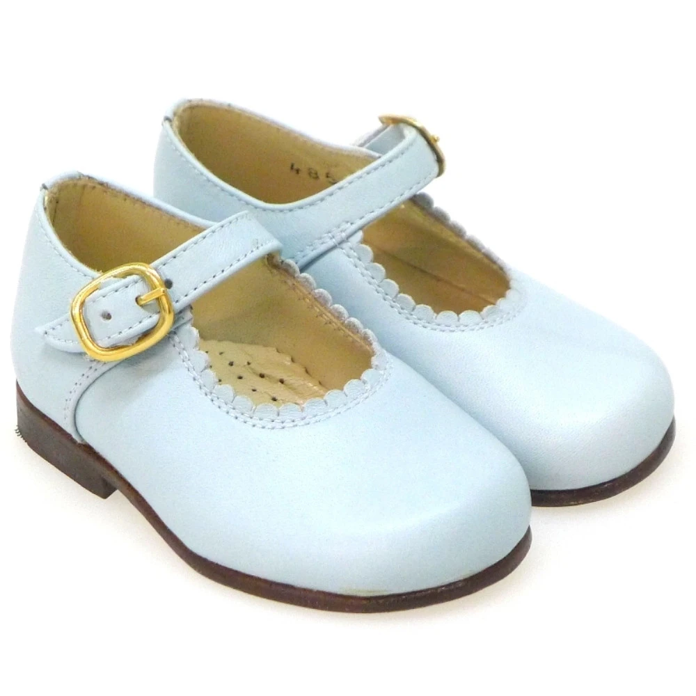 Merceditas Niña Vestir Hebilla Piel - Imagen 2