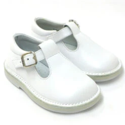 Pepitos Bebé Piel Piso Punteado Y Hebilla