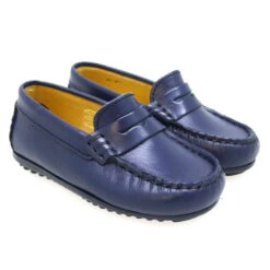 Mocasin Niño Piel Antifaz