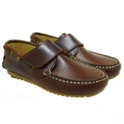 Náutico Piel Velcro Niño Carrile