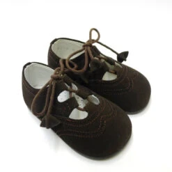 Zapato Ingles Ante Primeros Pasos Carrile