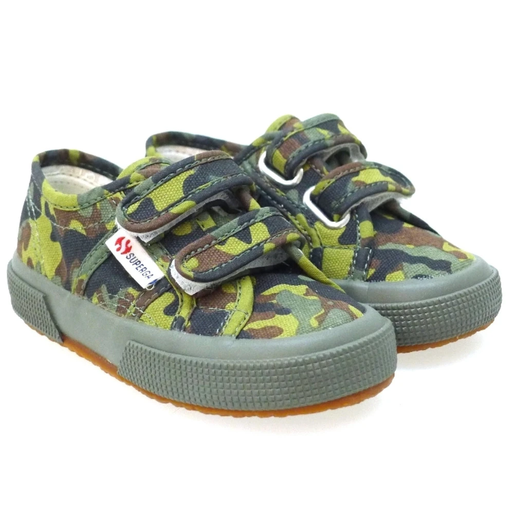 Zapatilla Lona Camuflaje Velcro Superga 2750covj - Imagen 2