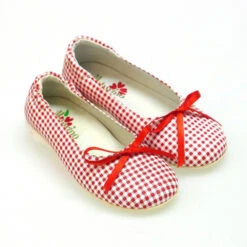 Bailarina Piel Estampada Cuadros Naturino 1874