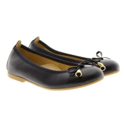 Bailarina Piel Elástico Y Lazo Clarys 5028