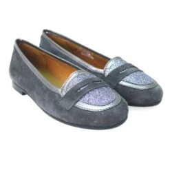 Bailarina Glitter Plata Niña Clarys 5749