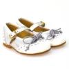 Zapato Bebé Merceditas Metalizada Hebilla Clarys 0890