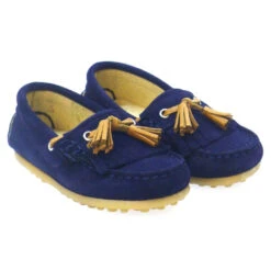 Mocasín Piel Flecos Y Borlas Clarys N20156