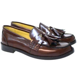 Mocasin Niña Brillante Borlas Clarys 5927 Marron