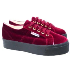 Sneakers Doble Suela Terciopelo Superga 2790-Velvetw