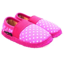Zapatilla Estar Por Casa Elastico Giesswein Aachen Topo Fuxia