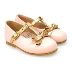 Merceditas Forma T Piel Lazo Y Hebilla Carrile