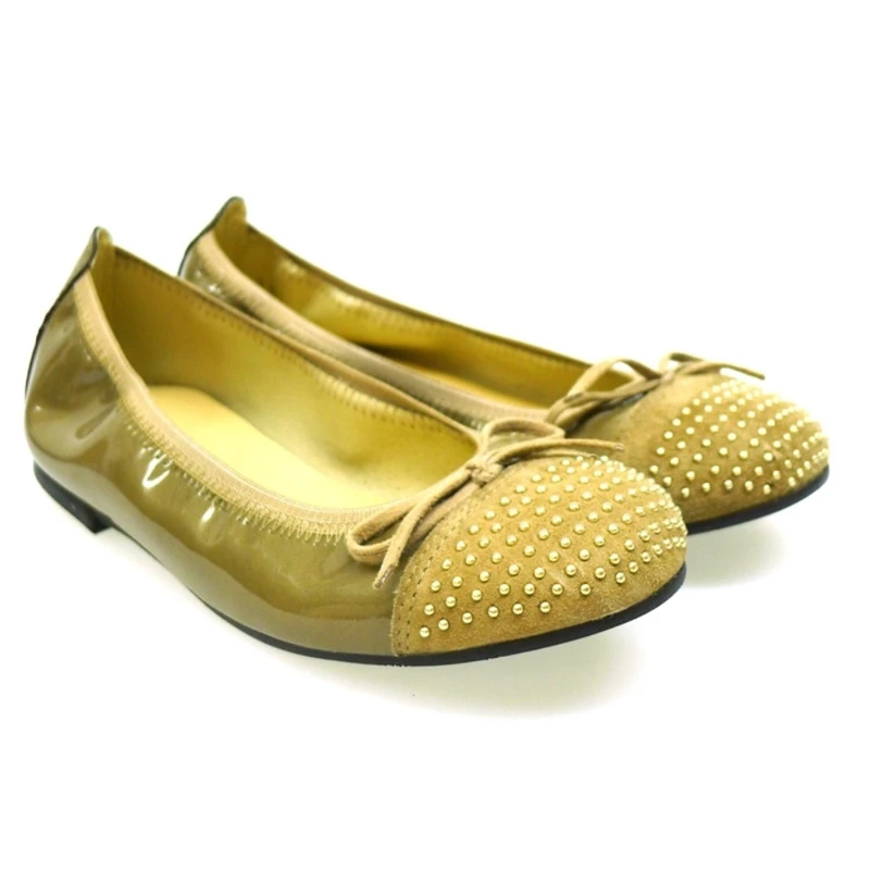 Bailarina Charol Lazo Niña Clarys 4811 - Imagen 4