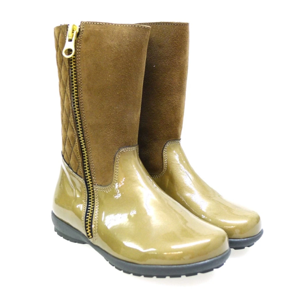 Botín Caña Alta Charol Clarys 8941 - Imagen 5