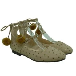 Bailarina Atada Al Tobillo Niña Carrile A3100 Nude