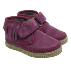 Botas Flecos Y Pelo Niños Natural World 524