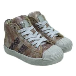 Bota Sport Niña Con Puntera Y Glitter Eb 1129M Gris