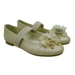 Bailarina Lino Comunión Con Coca Oca Loca 6855-90 Oro