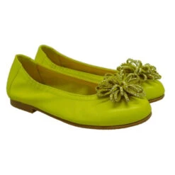 Bailarina Piel Coca Y Strass Niña Carrile