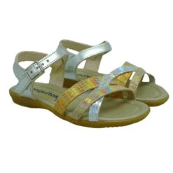 Sandalias Niña Metalizadas Conguitos HV1 23966 Plata