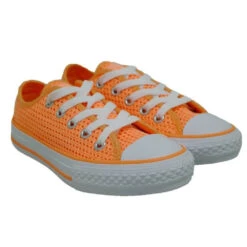 Zapatillas Lonas Perforadas Converse C Ctas 639 Coral
