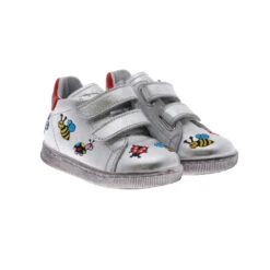 Naturino Botita Plata Estampada Velcros Falcotto F-Sindy