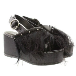 Sixtyseven Sandalia Cuña Y Plataforma Plumas 79421