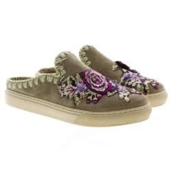 Mule Sport Bordados Y Lentejuelas Mou MU.Mulepatss