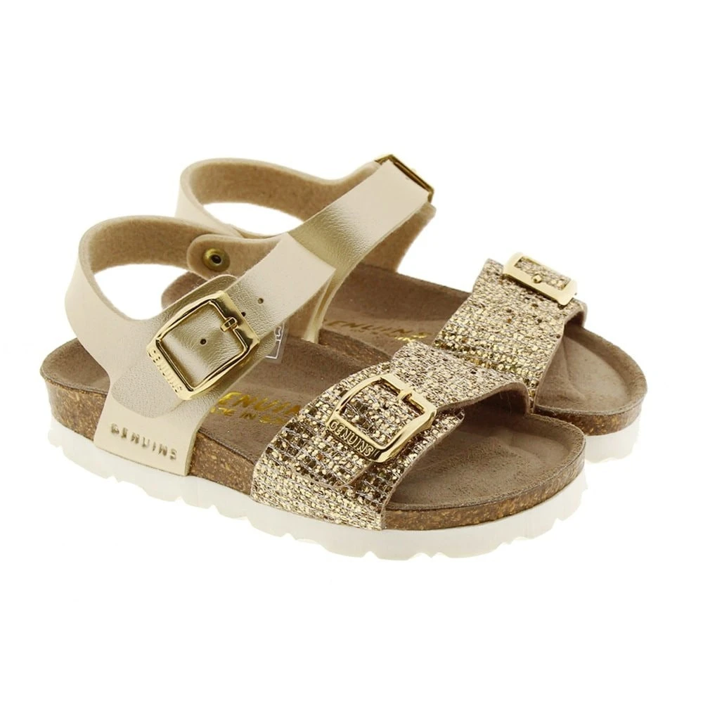 Sandalia Antómica Metalizada Niña Genuis Zug - Imagen 4