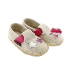 Zapatillas Casa Lana Elástico Giesswein Trabening 202 Beig
