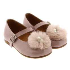 Merceditas Bebé Niña Charol Pompón Clarys 1144