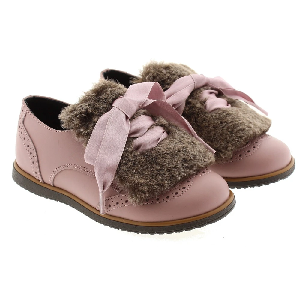 Zapato Blucher Pelo Niña Clarys 1429 - Imagen 2