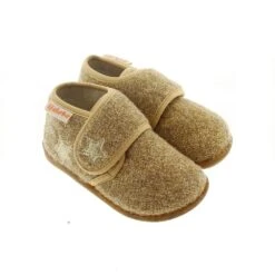 Bota Estar En Casa Velcro Naturino Melody Oro