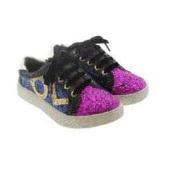 Deportivas Glitter Multicolor Oca Loca 7781-18 Fuxia