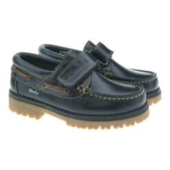 Náutico Piel Cierre Velcro Y Suela Ancha Gorila 25351