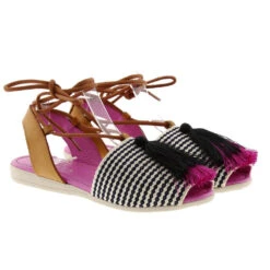 Alpargata Plana Borlas Tiziana 198