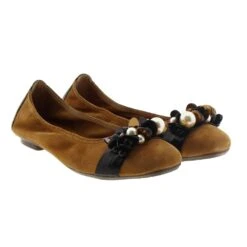 Bailarinas Mujer Perlas Reqins Helmet Peau