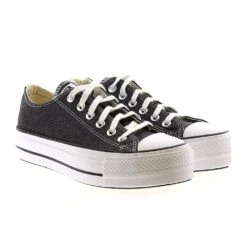 Zapatillas Purpurina Y Plataforma Converse Ctas Lift OX Wos