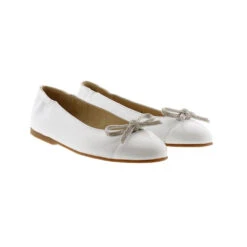 Manoletinas Comunión Lazo Strass Clarys 4666