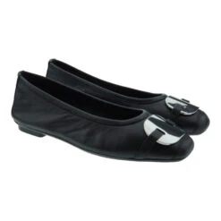 Bailarina Piel Chapa Metálica Reqins Hermes Cuir