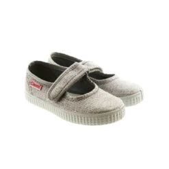 Merceditas Glitter Metalizadas Velcro Cienta 56013