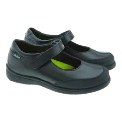 Zapato Mercedes Piel Velcro Colegio Gorila 30200