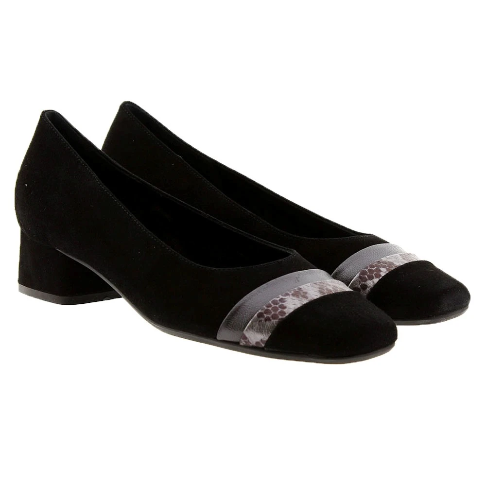 Bailarina Tacón Bajo Detalle Pyton Reqins Kajal - Imagen 6