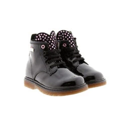 Botita Militar Charol Corazón Strass Balducci 11658