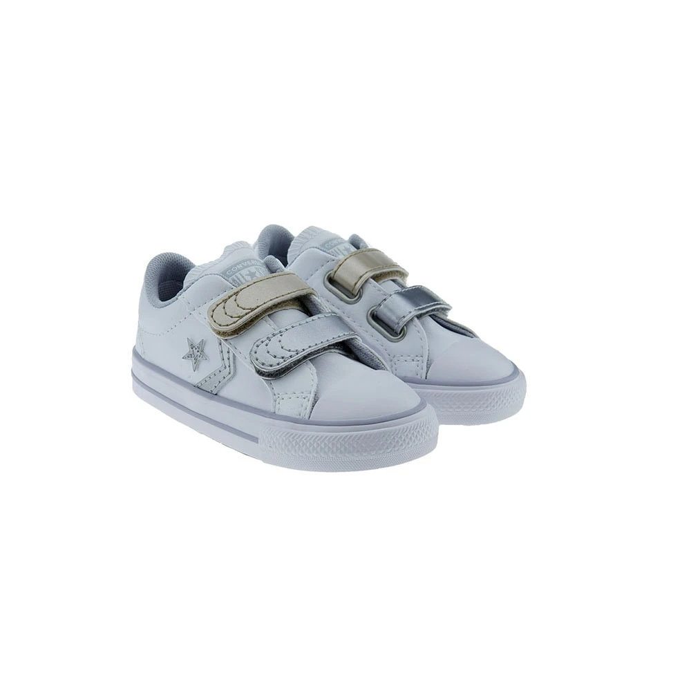 Zapatilla Niña Piel Casual Doble Velcro Metal Converse Star Player 2VP - Imagen 6