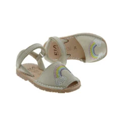 Abarcas Velcro Arcoiris Brillante Ria 20090-27294