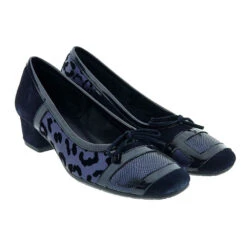 Zapato Salón Animal Print Tacón Bajo Reqins Hondriane