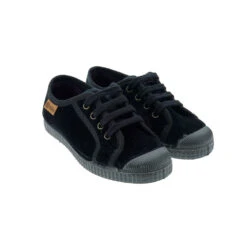 Zapatilla Terciopelo Cordón Natural World 533