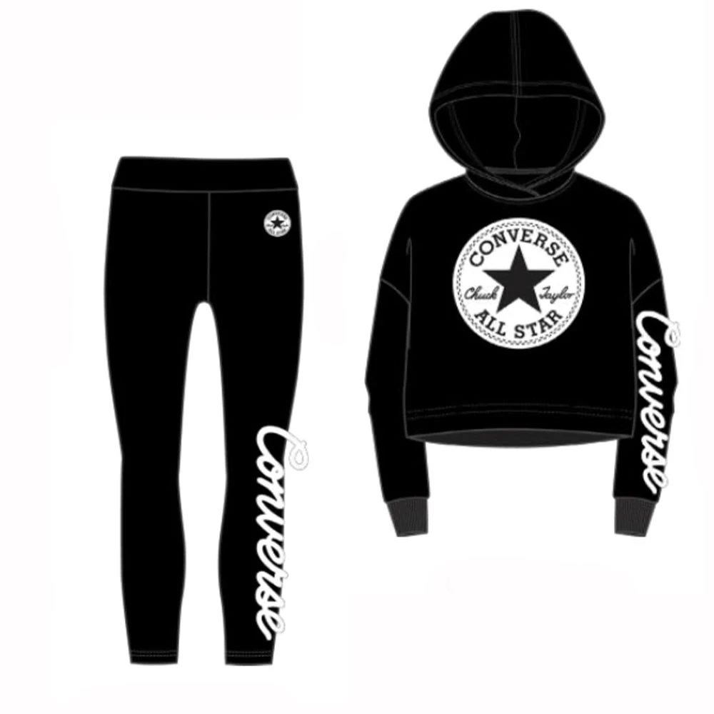 Chándal Sudadera Y Leggins Niña Converse 36989 - Imagen 4
