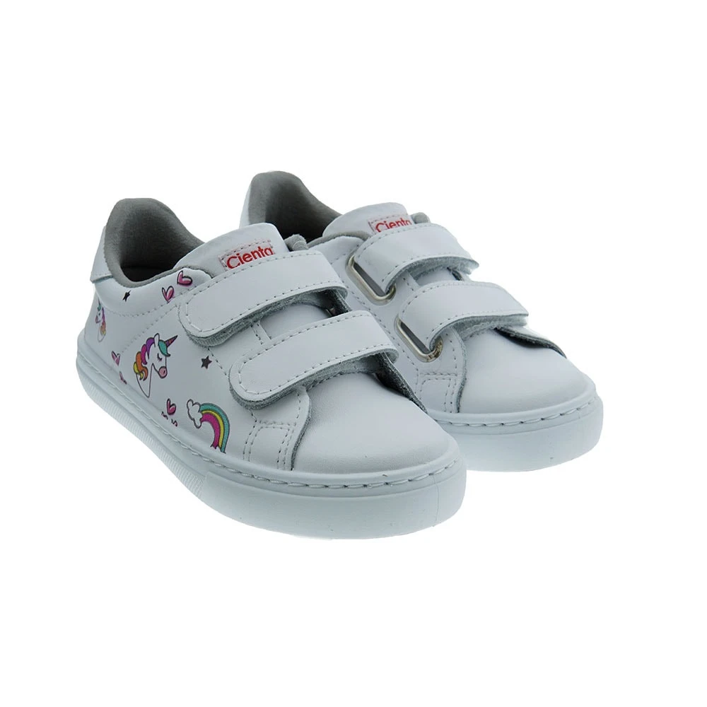 Zapatilla Piel Unicornios Velcro Cienta 80076 - Imagen 4